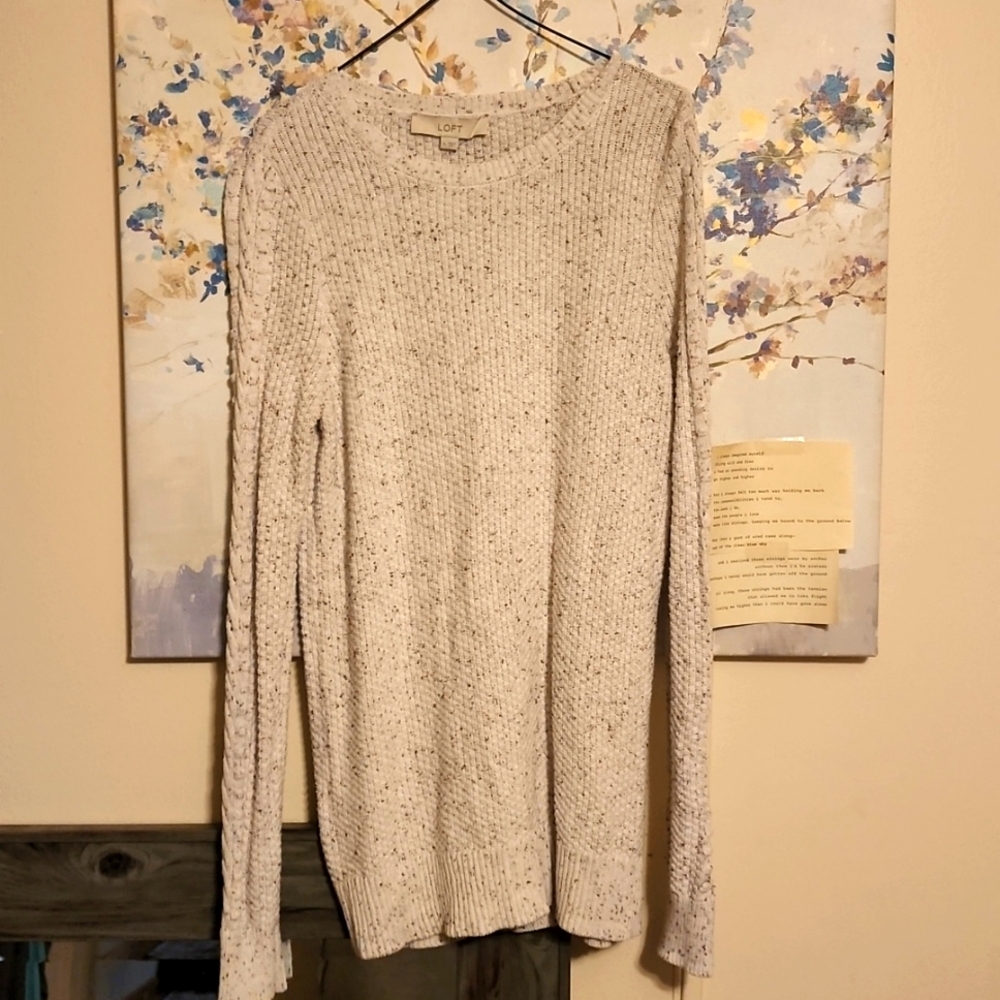 White Loft Sweater (speckled) - Picture 1 of 6